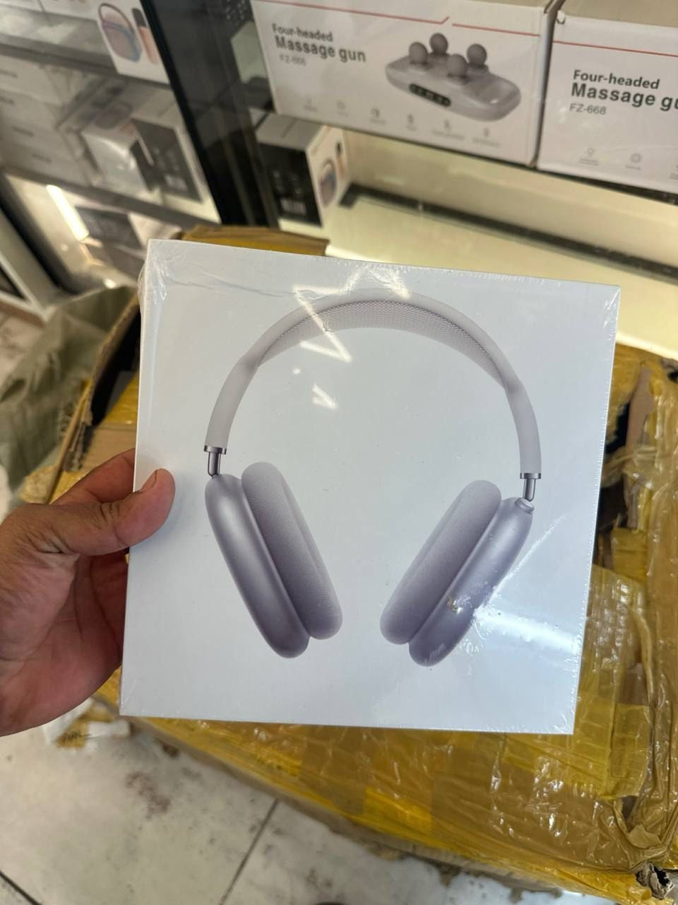 Applle Air podss max (mirror)(ANC) 4 مايك