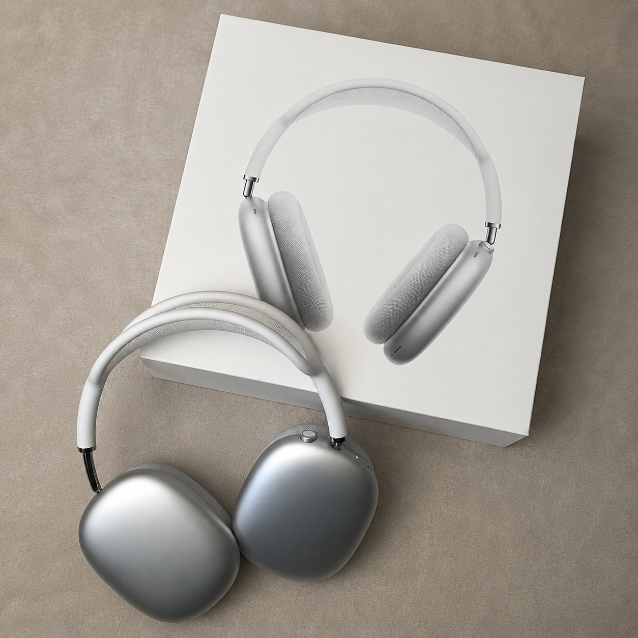 Applle Air podss max (mirror)(ANC) 4 مايك