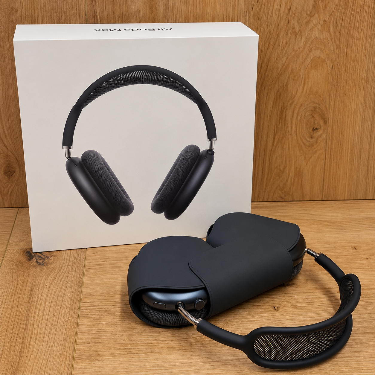 Applle Air podss max (mirror)(ANC) 4 مايك